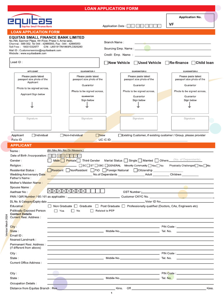 VF Application Form 2024 7939e34418 | PDF