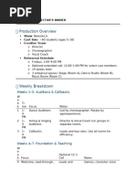 Master Prop List Template for Theatre | PDF