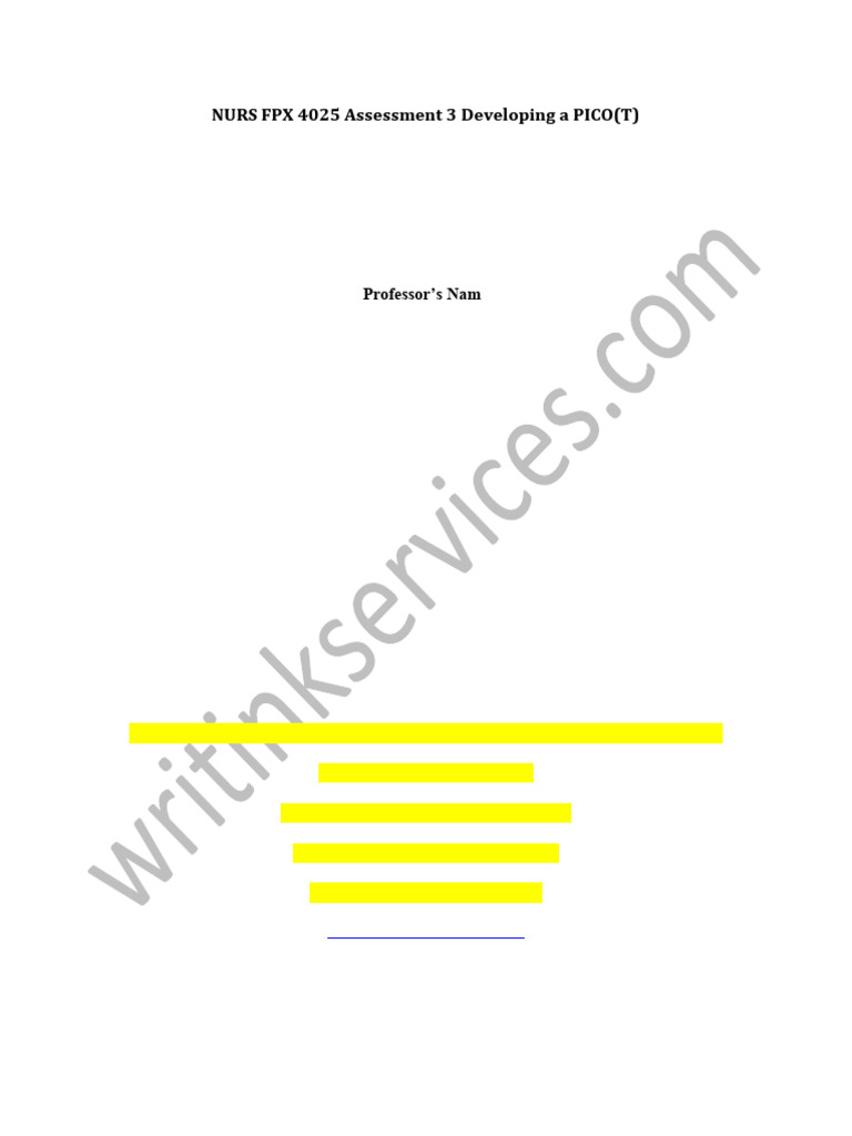PICO(T) Framework for Appendicitis Care | PDF | Evidence Based Medicine ...