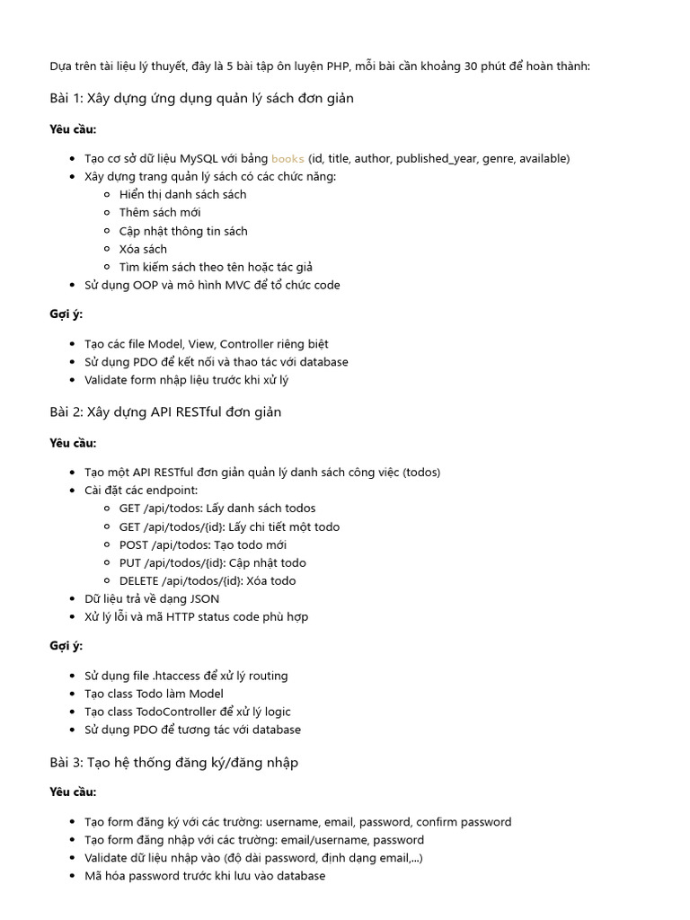 Baitap 1 | PDF