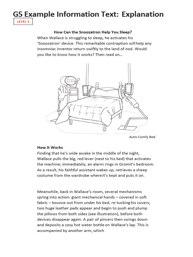 Snoozatron: The Sleep Solution Explained | PDF | Grammar | Linguistics