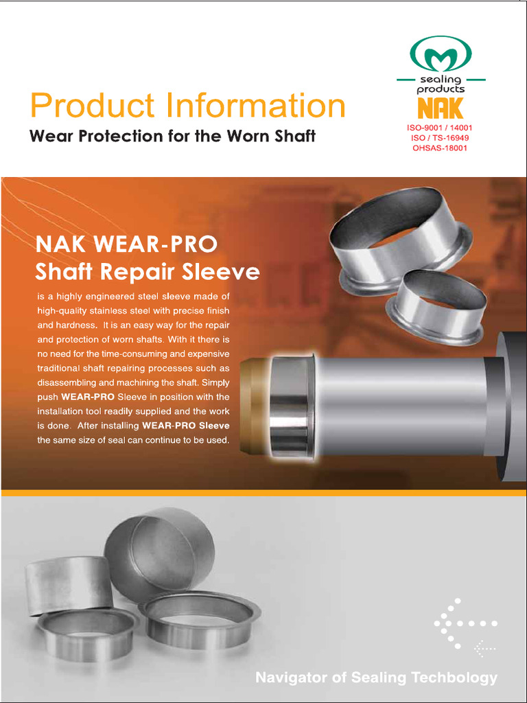 002 Wear Pro Sleeve | PDF
