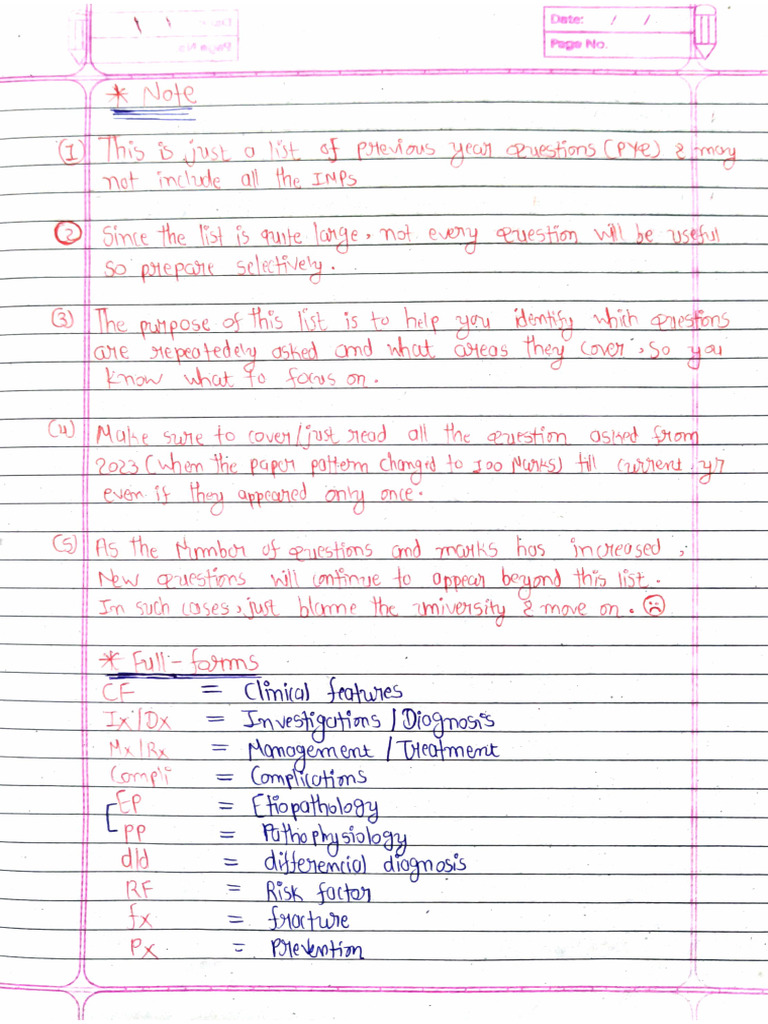 Surgery Pyq Paper 2 (SSS) | PDF
