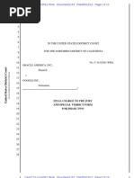 Jury Instructions and Verdict Form, Patent Phase