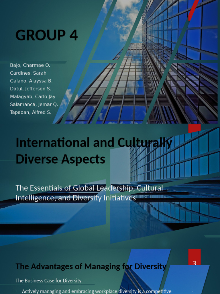 Global Leadership and Diversity Strategies | PDF | Leadership ...