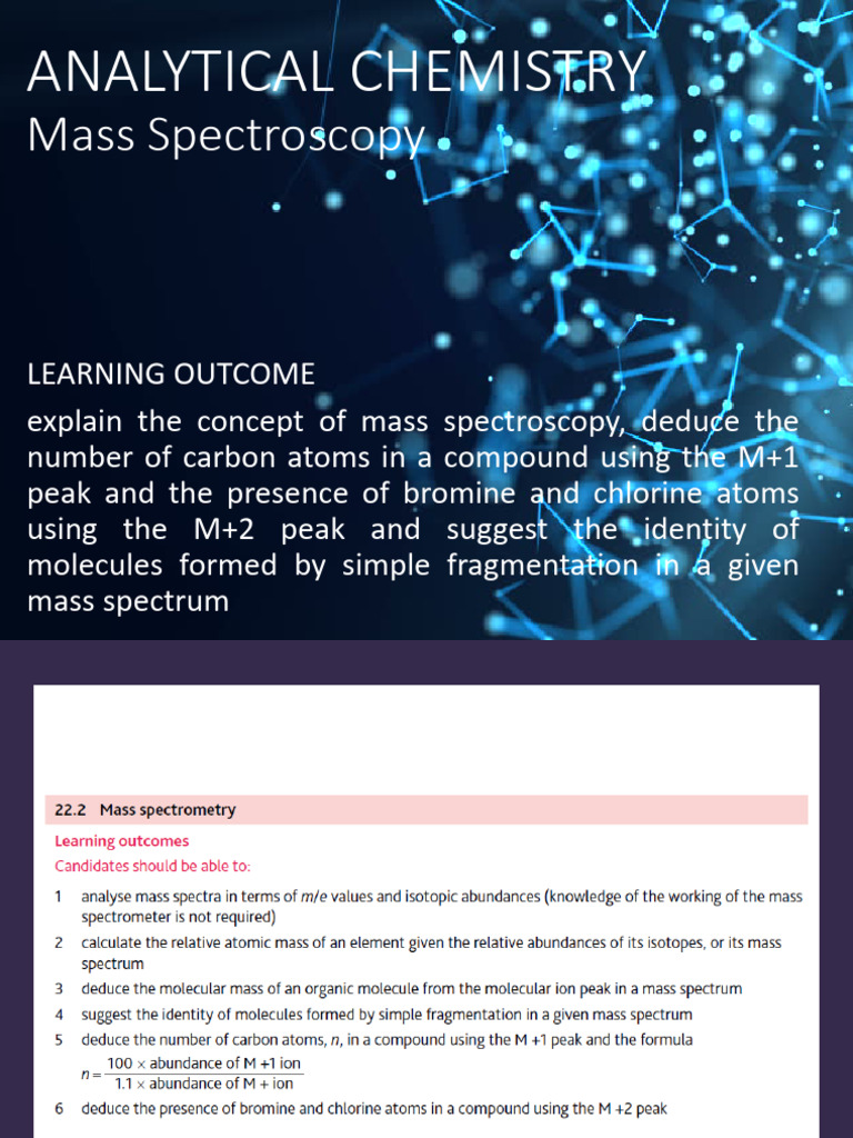 Understanding Mass Spectrometry Basics | PDF | Mass Spectrometry ...