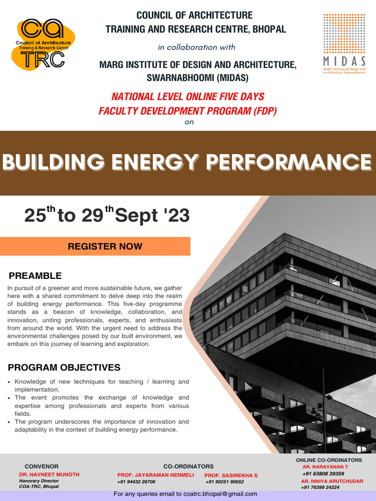 FDP On Building Energy Performance | PDF | Design | Natural Environment