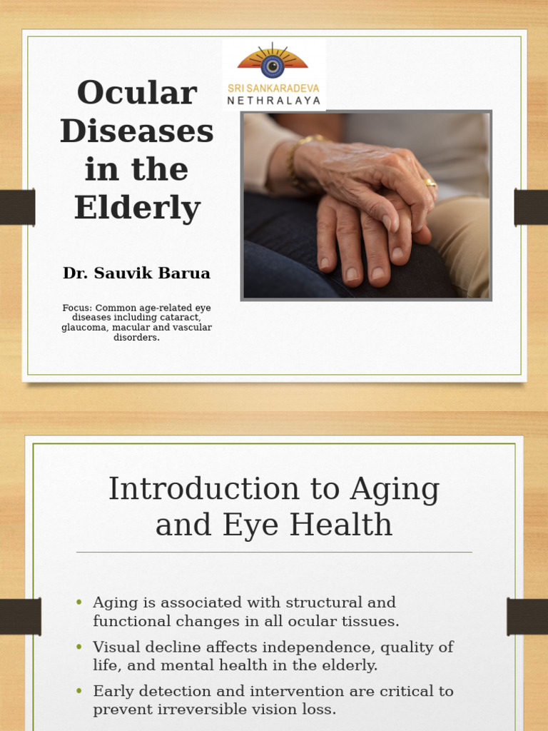 Common Ocular Diseases in the Elderly | PDF | Cataract | Glaucoma