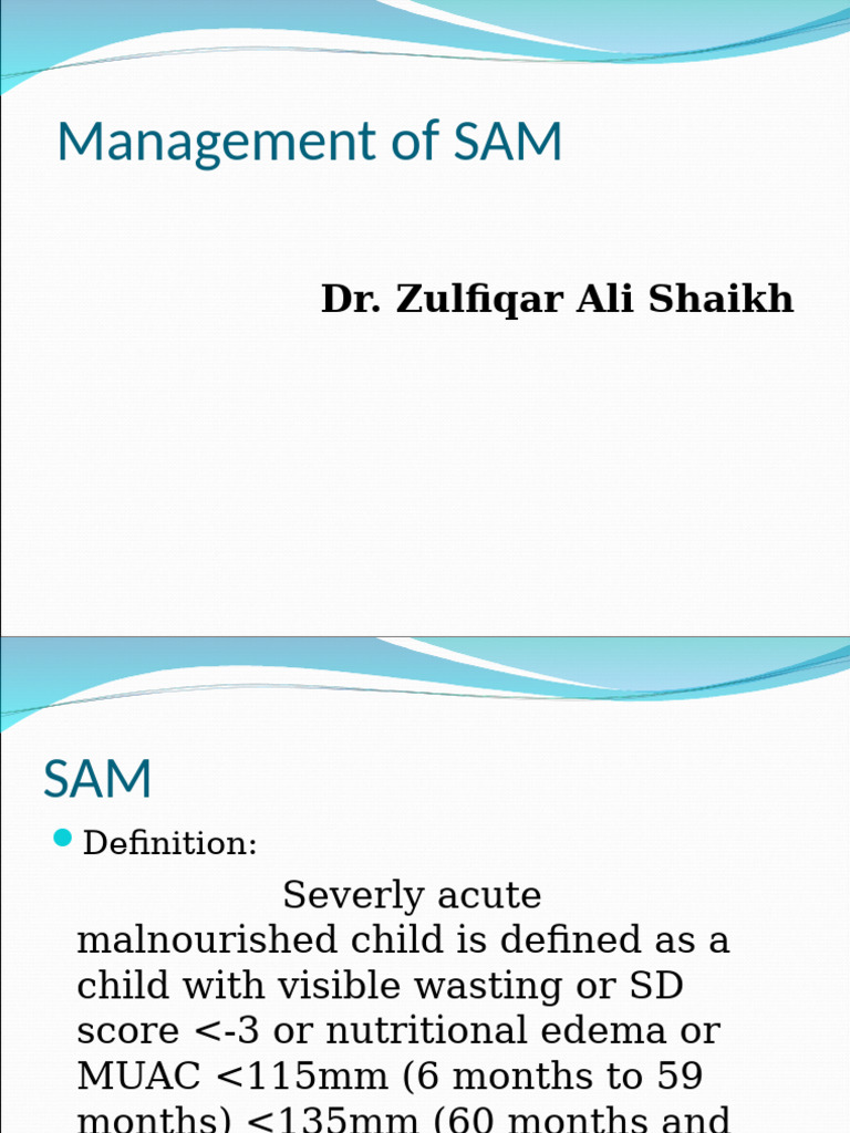 Management of Severe Acute Malnutrition | PDF | Diseases And Disorders ...