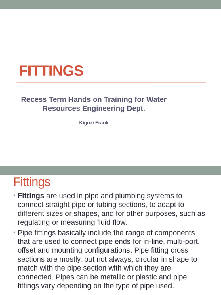 Essential Guide to Pipe Fittings | PDF | Pipe (Fluid Conveyance ...