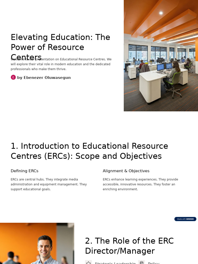 Educational Resource Centers Explained | PDF | Software | Infrastructure