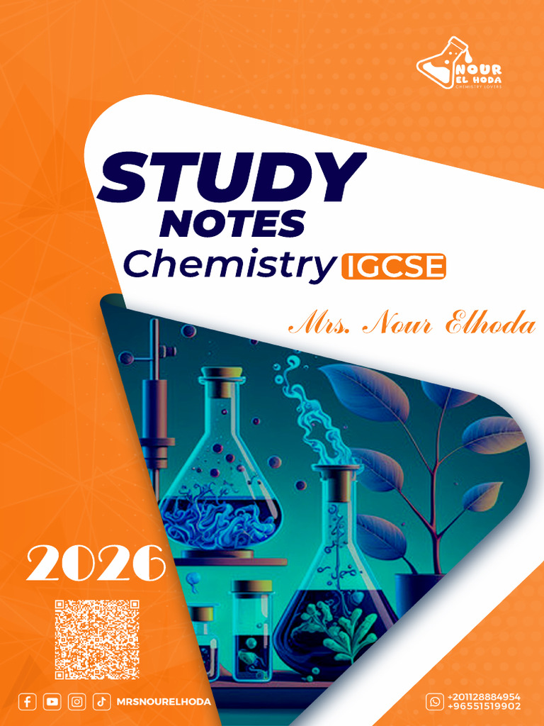 Chemistry IGCSE Study Notes 2026 | PDF | Industrial Processes ...
