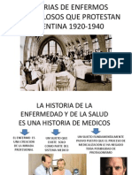 Historias de Enfermos Tuberculosos Que Protestan 1