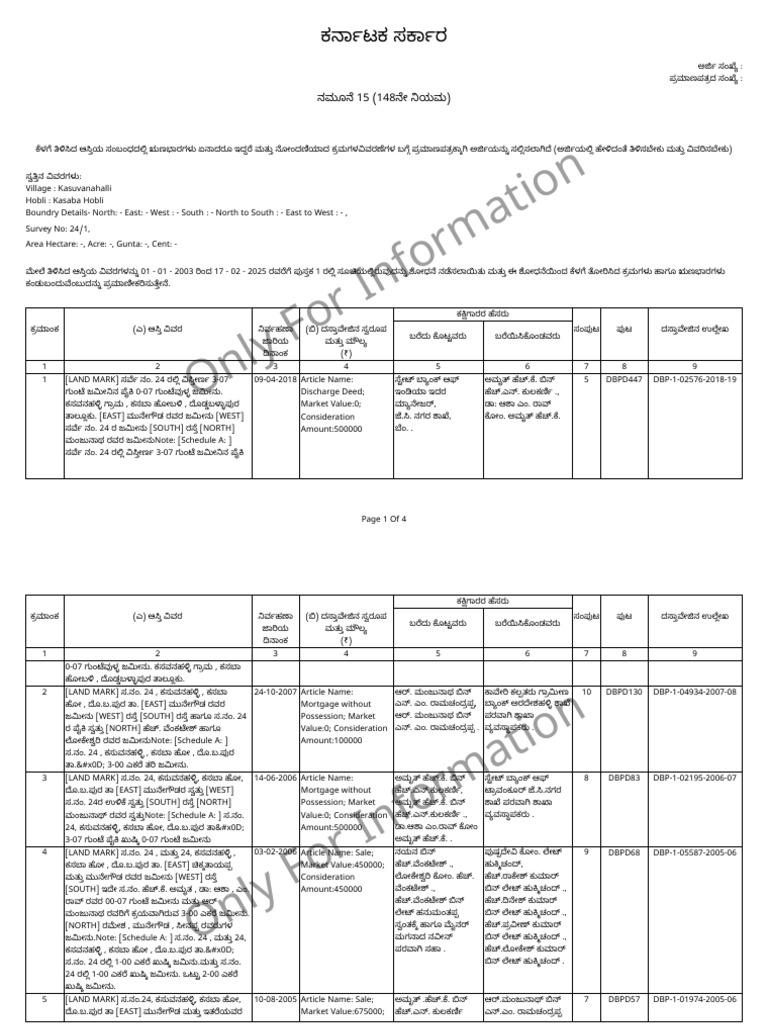 Only For Information | PDF