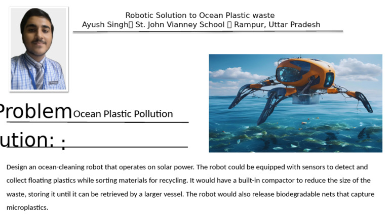 Ocean Plastic Pollution (Ayush) | PDF