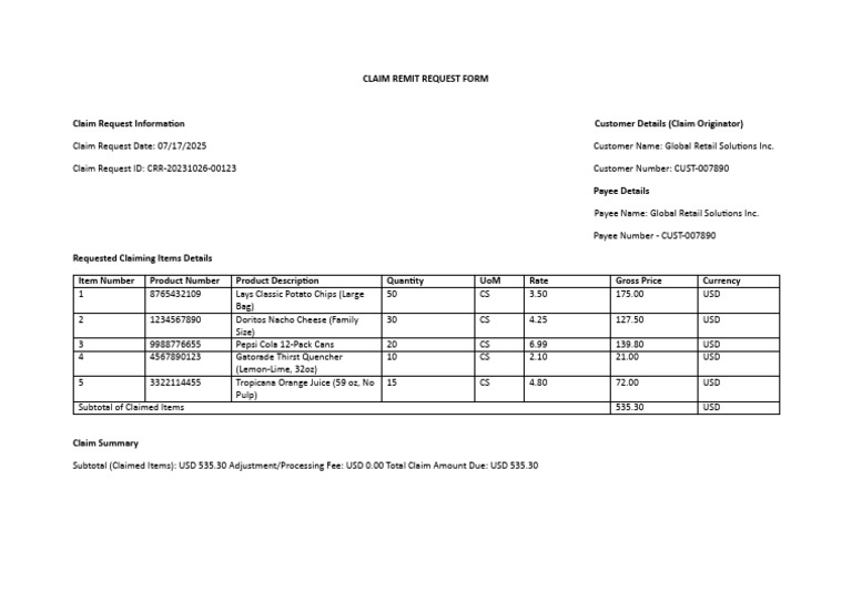 ITCM Sample Doc 1 | PDF