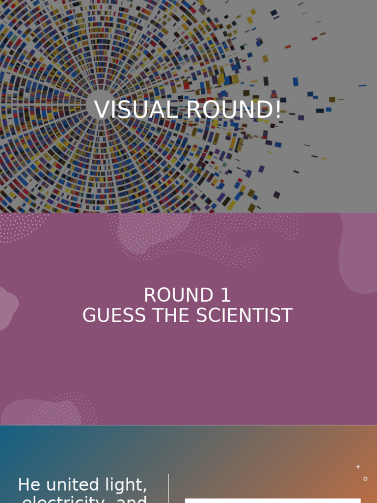 Guess the Scientist and Space Facts | PDF