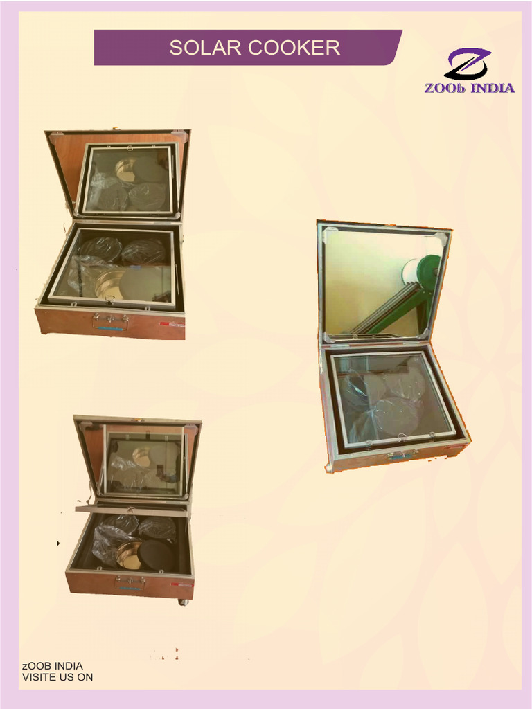 Zoob India Solar Cooker | PDF