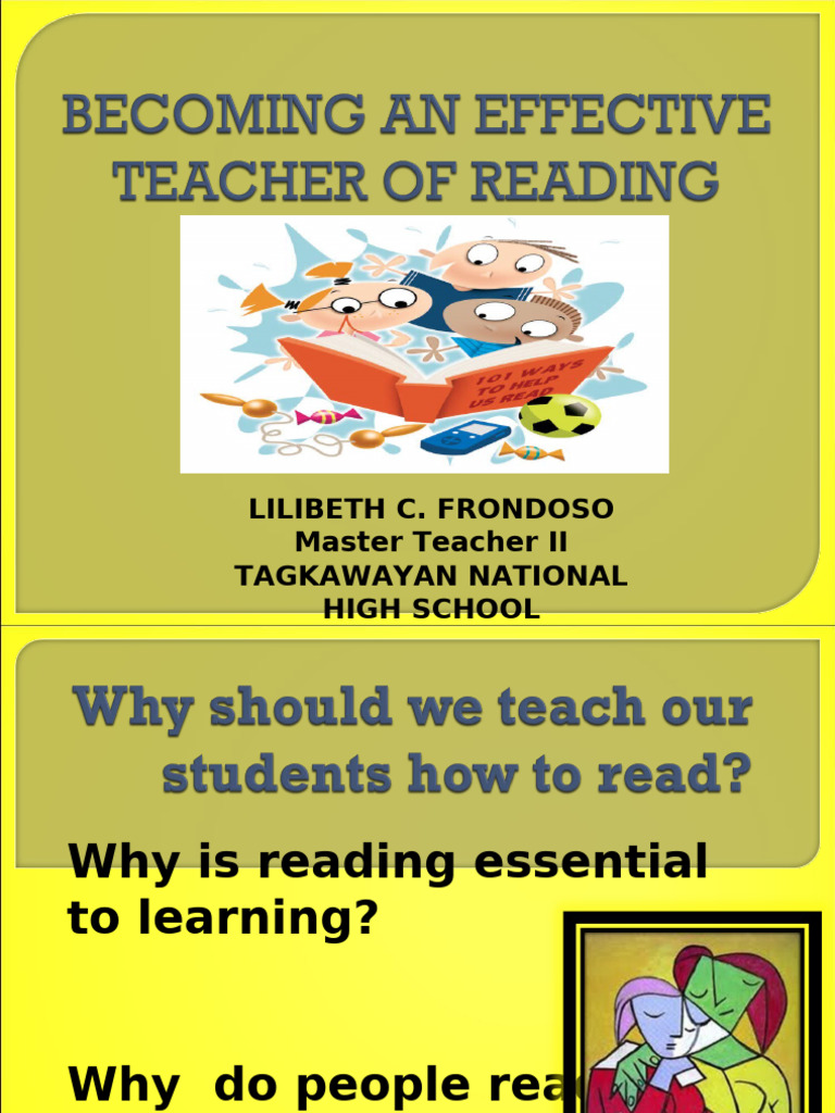 Importance of Reading in Learning | PDF | Reading Comprehension | Learning