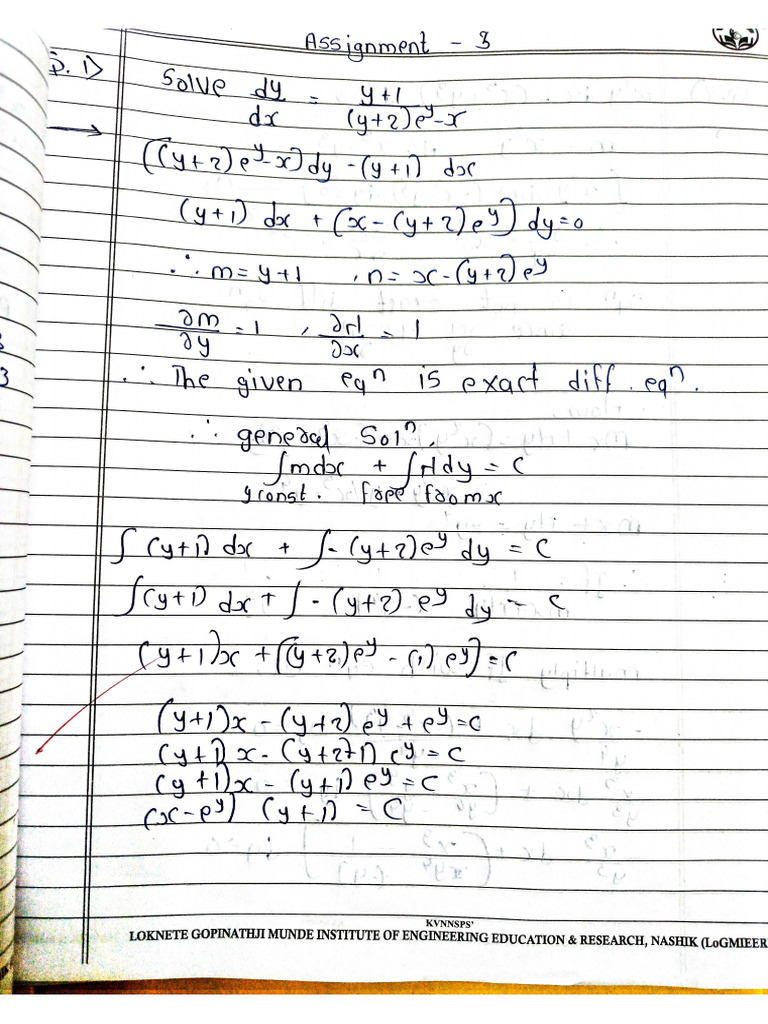 Gaurav Maths Assignment No 3 | PDF