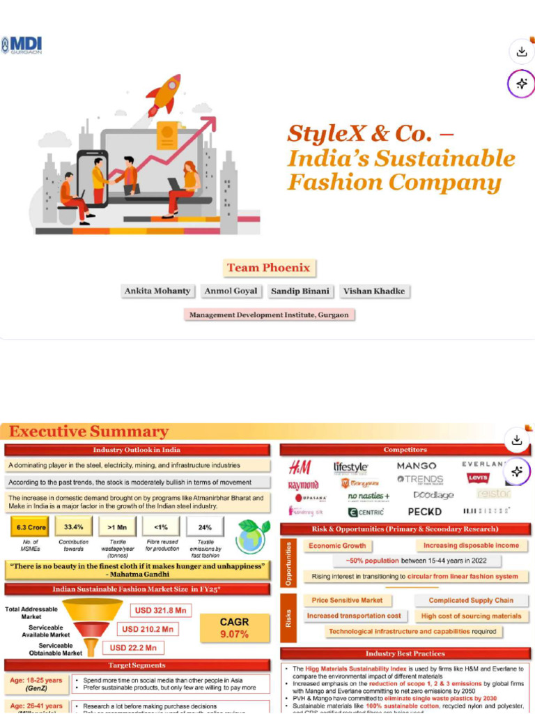 PWC Case Comp Winning PPT - MDI G | PDF