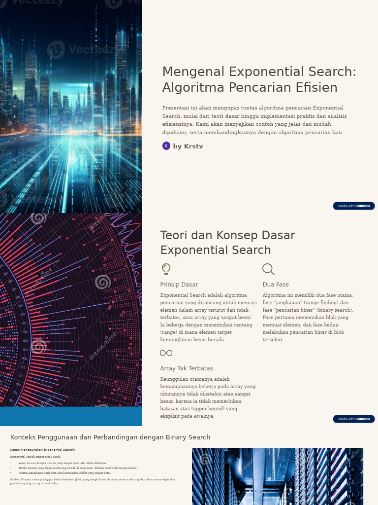 Memahami Algoritma Exponential Search | PDF