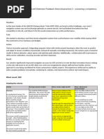 ACCA Apprentice Project Report Form | PDF | Experience | Question