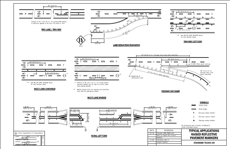 Pavement Marking Guidelines for Roads | PDF | Lane | Land Transport