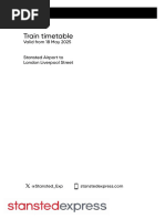 SCR Route List and Headcodes Guide | PDF