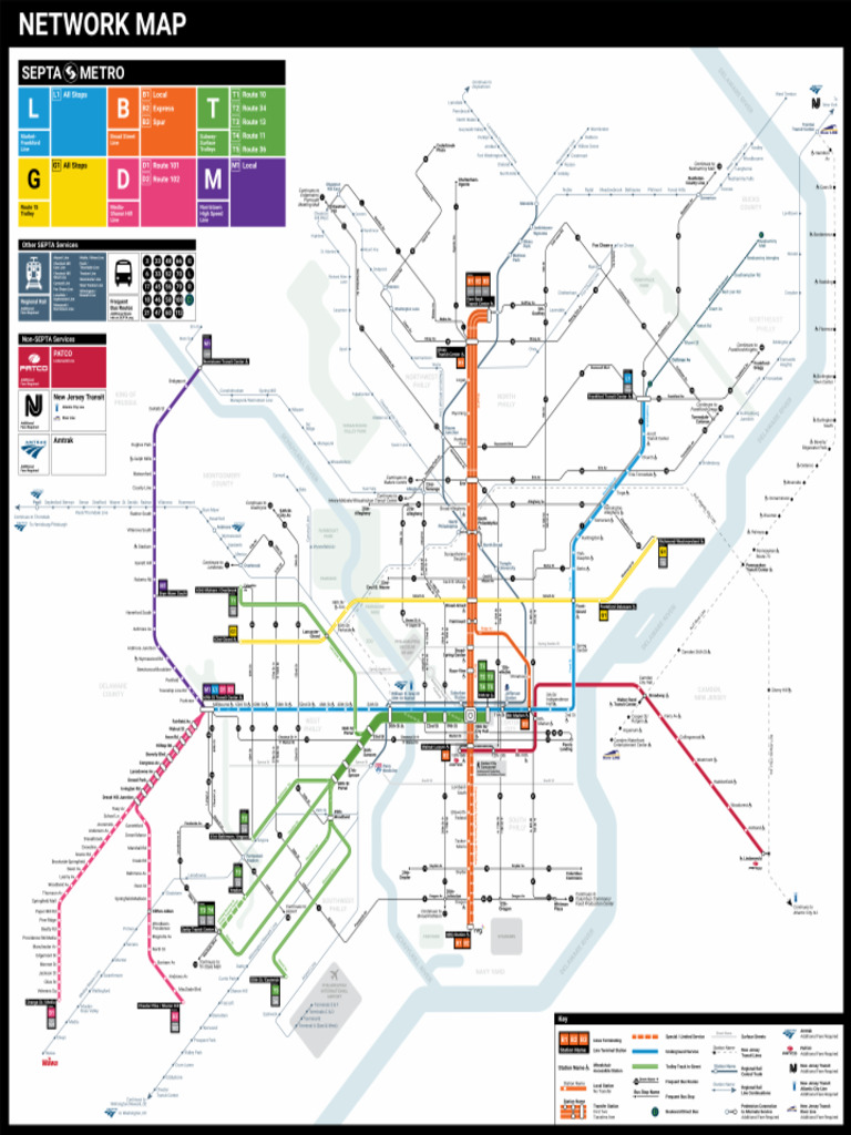 New SEPTA Metro Network Map | PDF