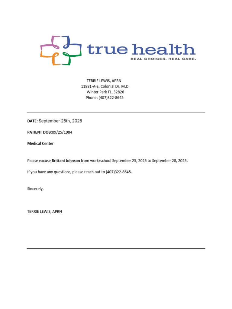 Doctor Note | PDF
