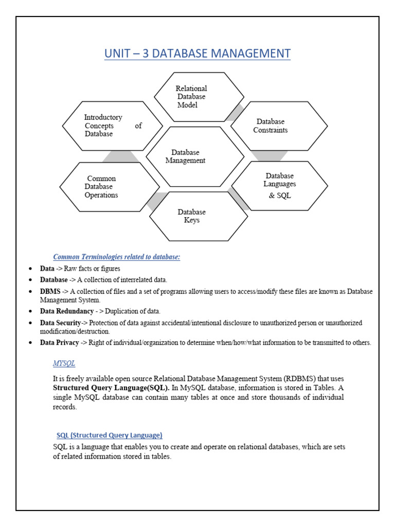 Database Management Concepts and SQL | PDF | Relational Model | Databases