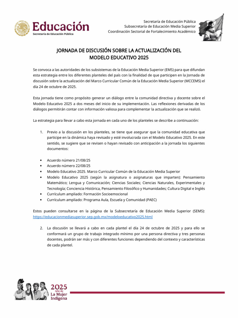 Integración Didáctica del Modelo 2025 | PDF | Plan de estudios ...