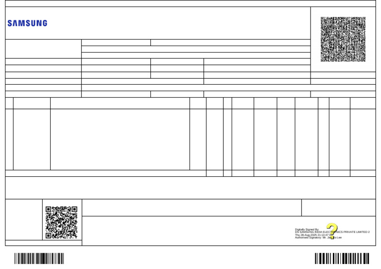 Samsung Tax Invoice for Mobile Phone | PDF | Invoice | Payments
