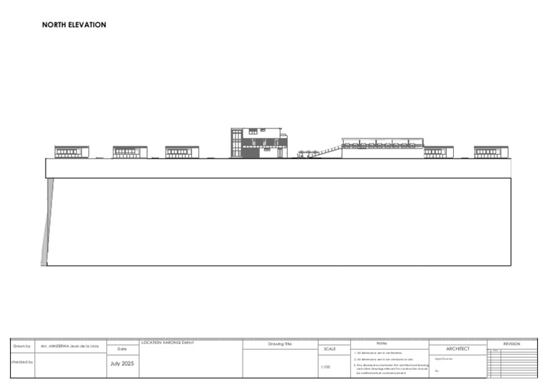 North Elevation Drawing - Karongi District | PDF