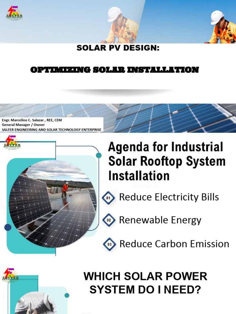 Solar PV Design Optimization Guide | PDF | Photovoltaic System ...