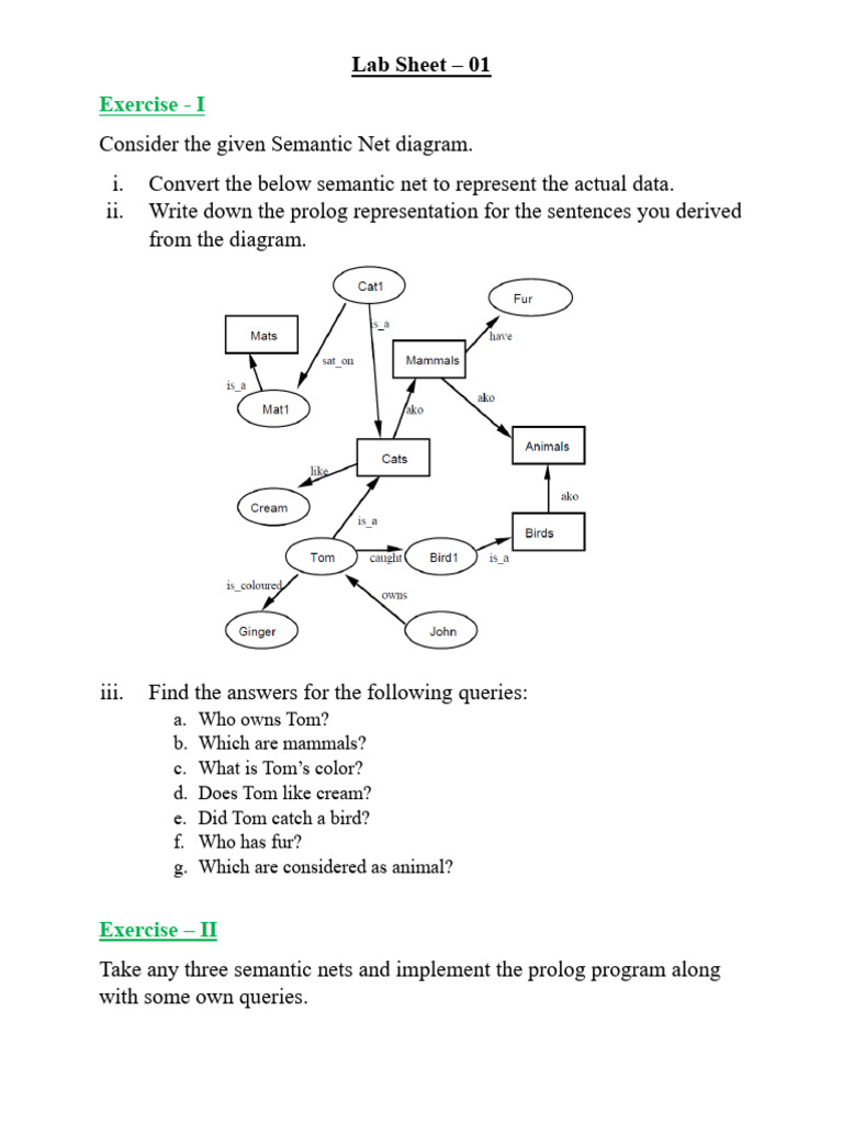 Semantic Net to Prolog Conversion Guide | PDF
