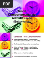 Teoria Comport a Mental Org
