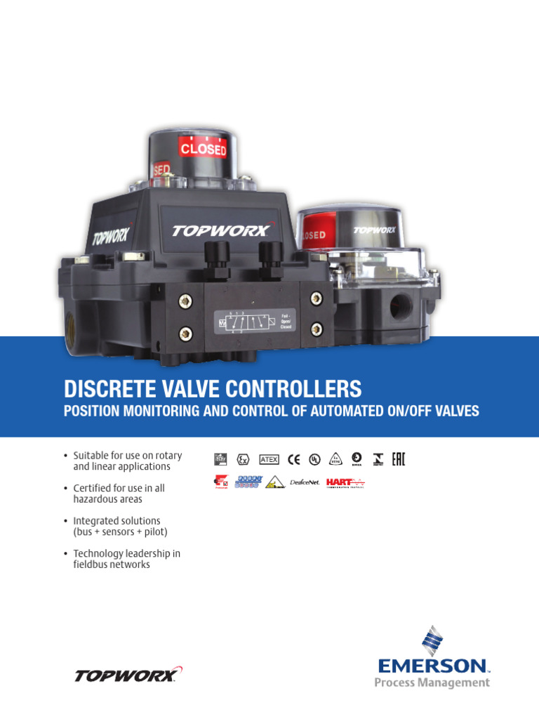 Topworx Discrete Valve Controllers Product Brochure en 82560 | PDF ...