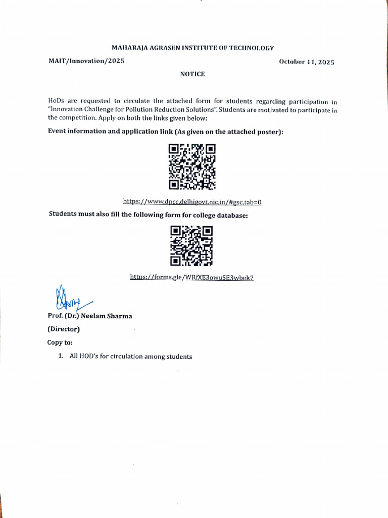 Notice Innovation Challenge | PDF