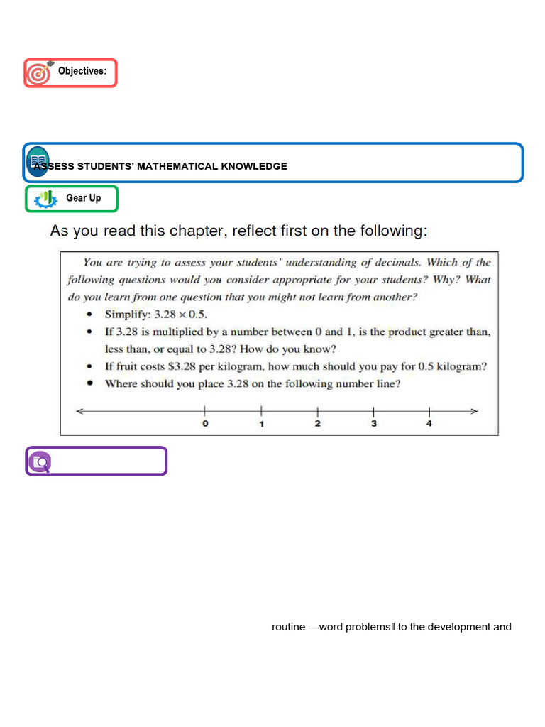 SPUR Approach for Math Assessment Insights | PDF | Equations | Division ...