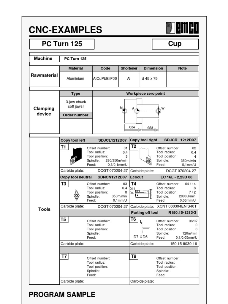 CNC Tooling and Programming Guide | PDF