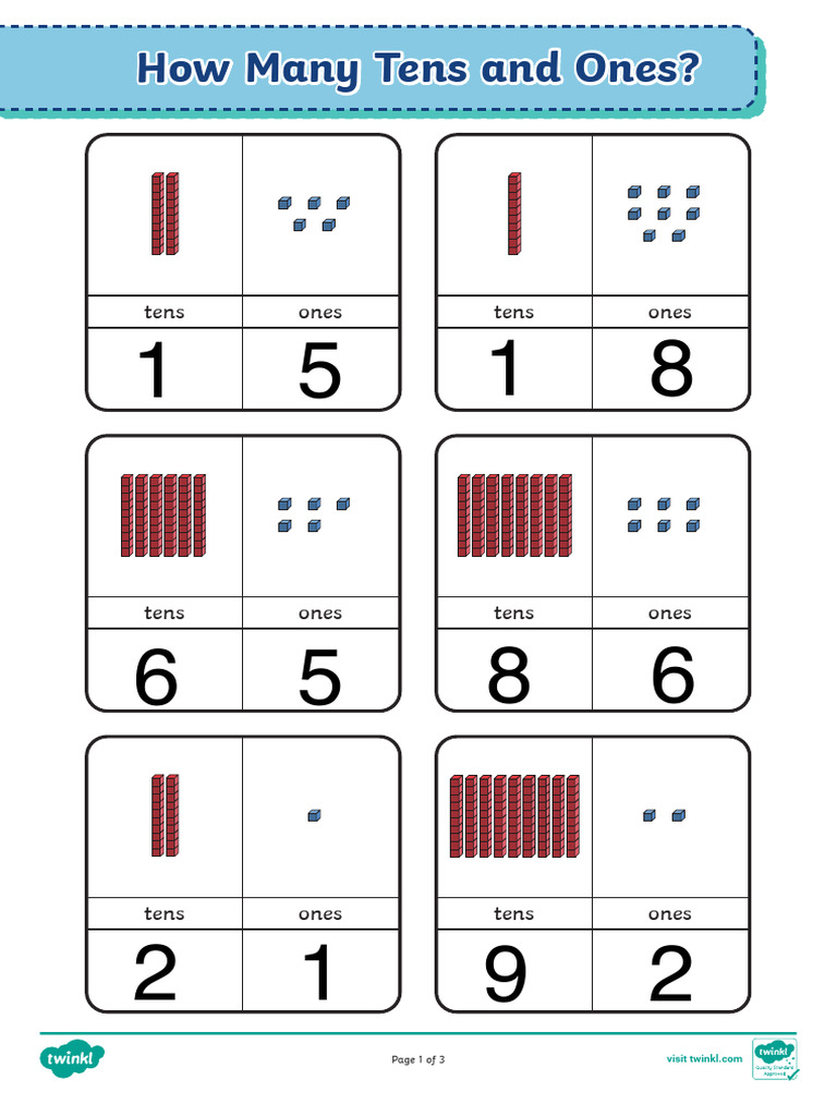 Understanding Tens and Ones | PDF