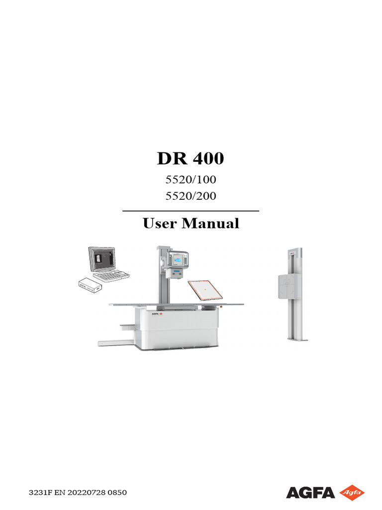 DR 400 User Manual Overview | PDF | Radiography | X Ray