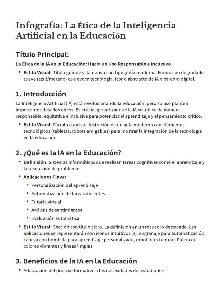 Ética de la IA en Educación: Claves y Retos | PDF | Inteligencia ...
