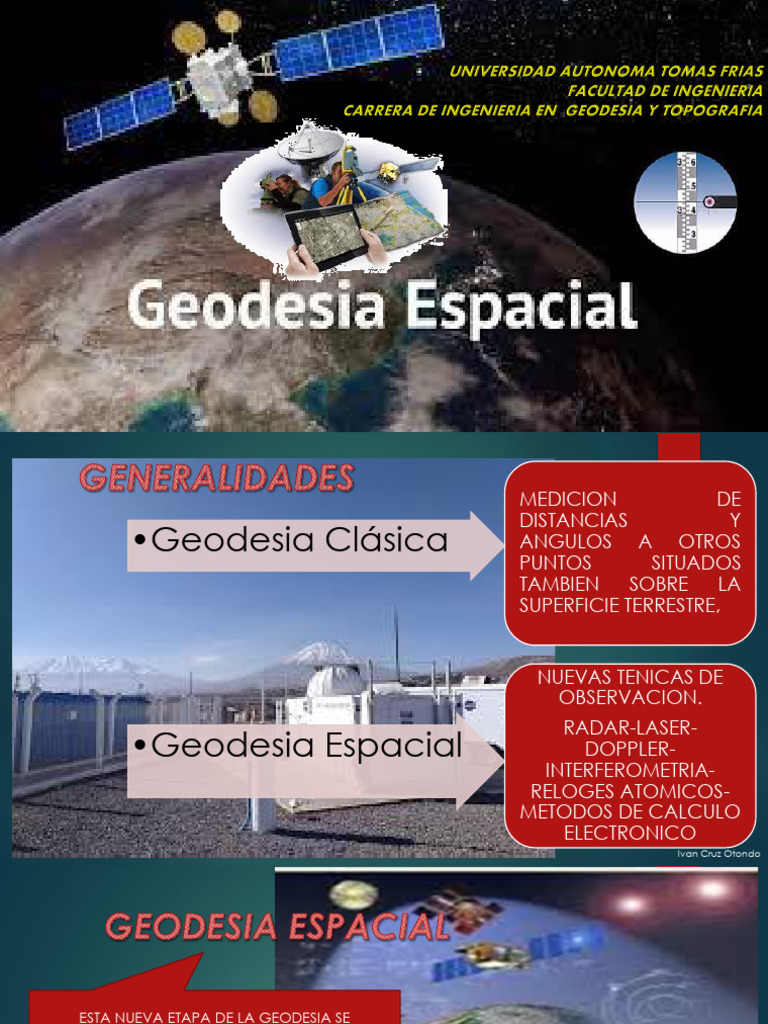 Geodesia Espacial | PDF | Geodesia | Efecto Doppler