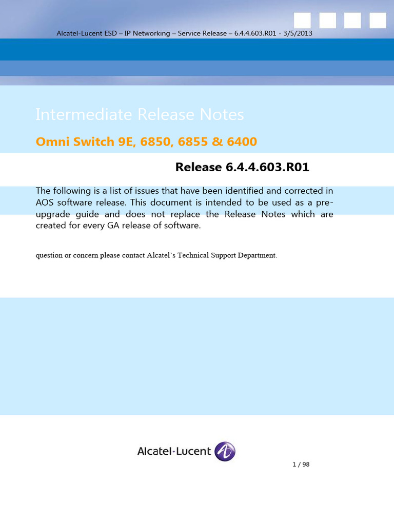 Irn 6.4.4.603.R01 | PDF | Internet Protocols | Computer Network