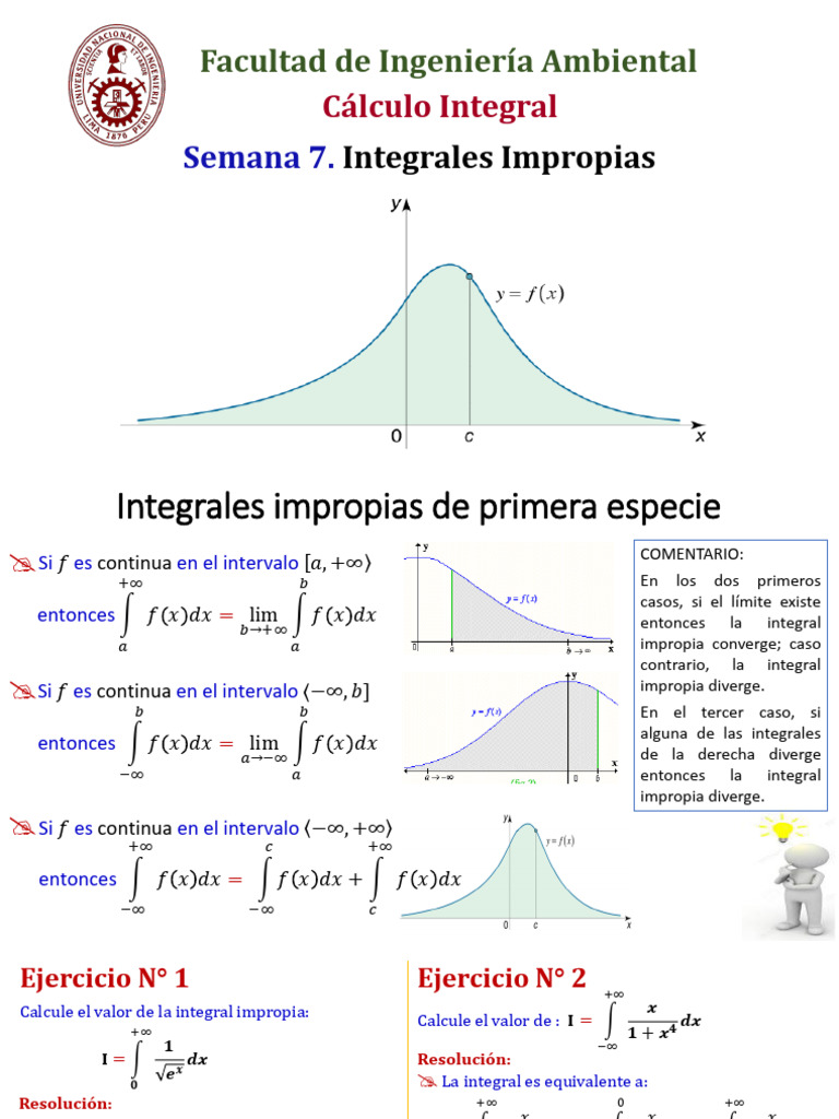 Integrales Impropias: Ejercicios y Soluciones | PDF | Integral ...
