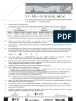 Prova 6 - Grupo F - Técnico de Nível Médio III