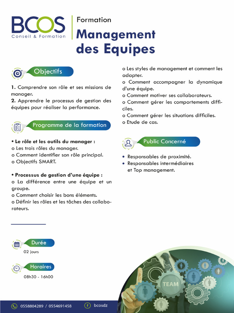 FT FR SP Management Des Équipes | PDF